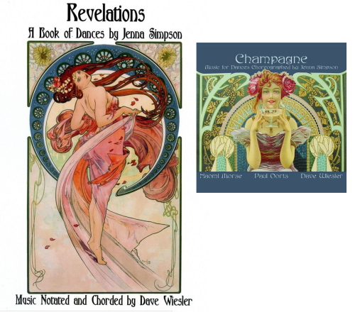 Revelations book and Champagne CD cover